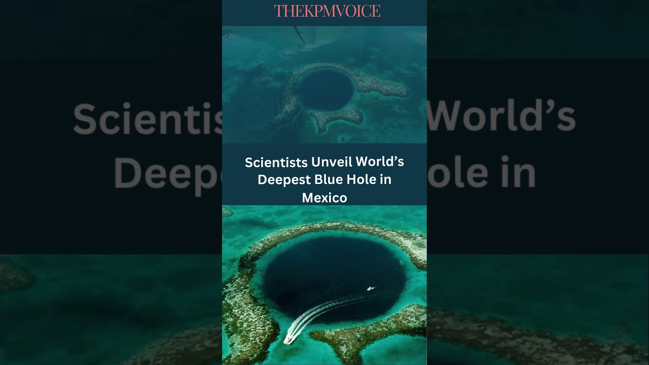 world's deepest blue hole #thekpmvoice #currentaffairs #news #banking #trending #dailycurrentaffairs