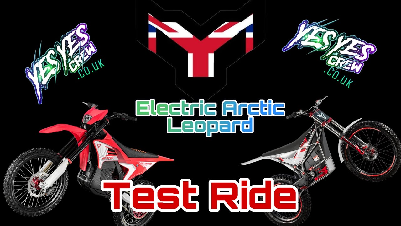 The all new Electric Arctic Leopard range. Tried and tested. Enduro, Mx track with deep water trails
