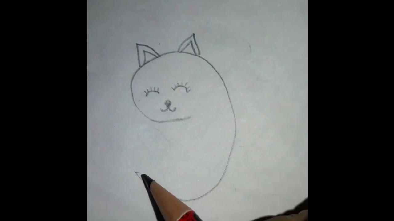 Draw a Cute Cat by Number 9 #🐈 #Number Art