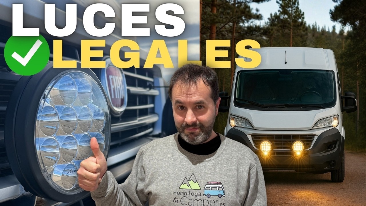 Instalar LUCES de LARGO ALCANCE para tu CAMPER 🚐 LEGAL y HOMOLOGADAS ✅