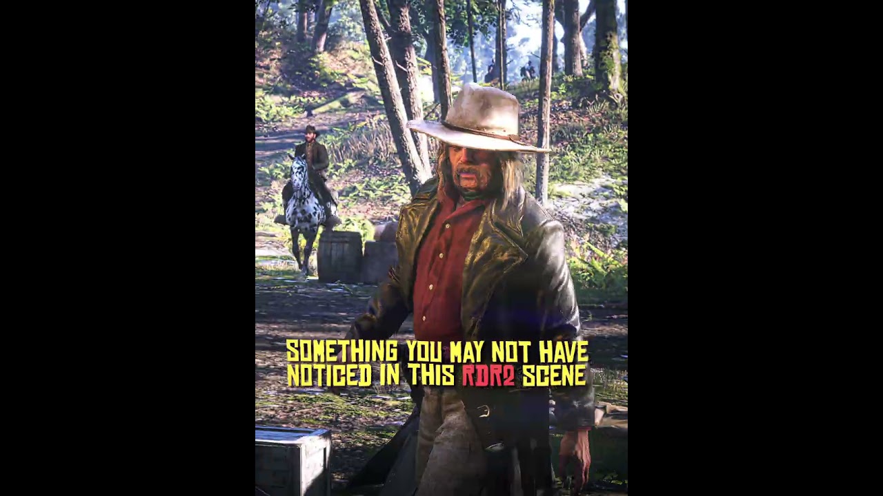 The Way Micah Glances At The Pinkertons 😳 - #rdr2 #shorts