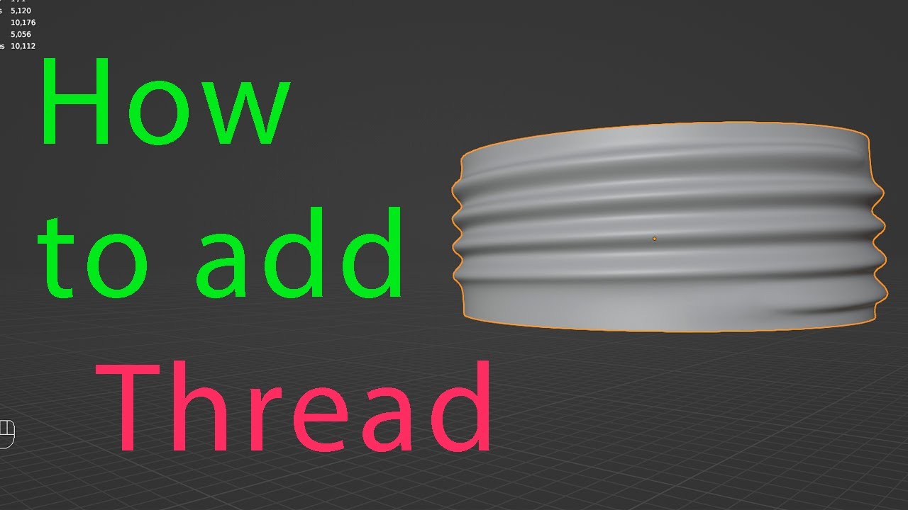 Как сделать резьбу в Blender