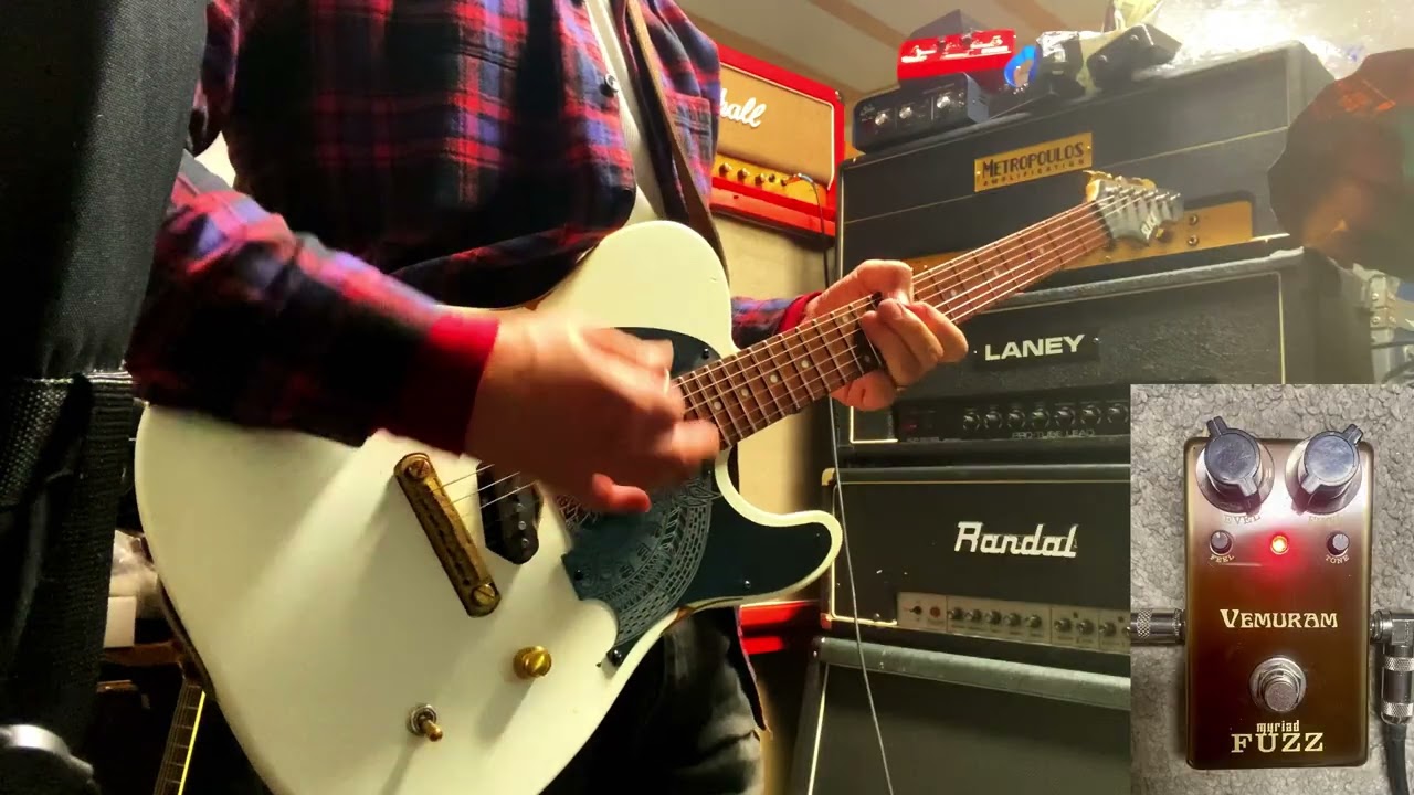 Slick SL50 Telecaster thru Vemuram Myriad Fuzz into Marshall JCM800 2203