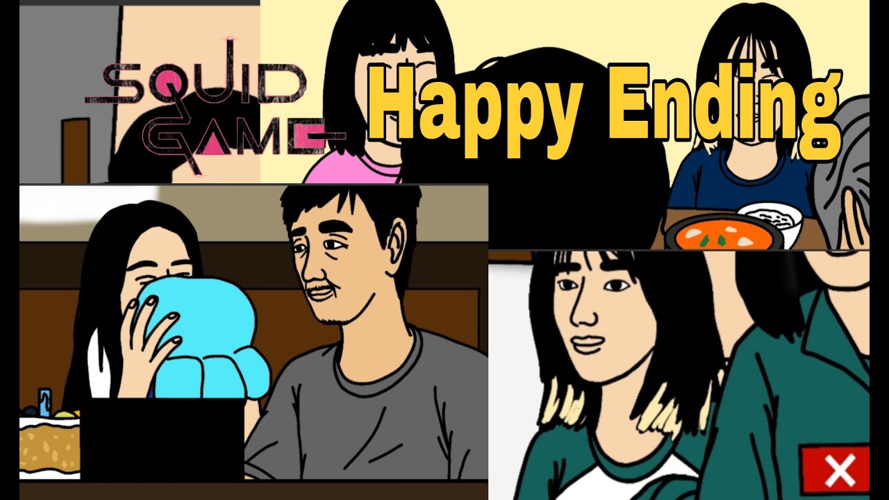 Squid Game S3 happy ending animation