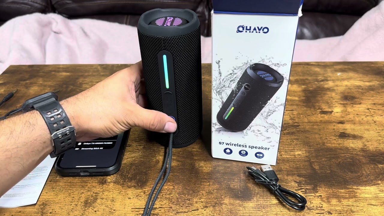 Bluetooth party speaker 5.3 bt tf aux 30 hour 24watt ohayo review unboxing