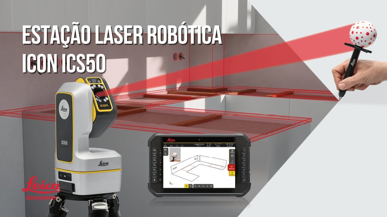 Tecofix | Leica Geosystems | Estação Laser Robótica iCON iCS50 - Modelagem Digital