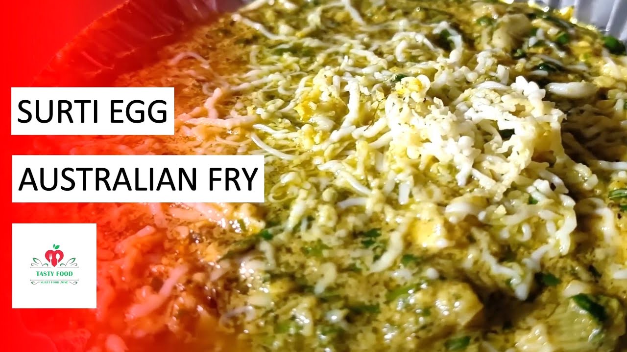 Australian Fry Egg with Cheese | Surat Street food | Egg Cheese Australian Fry | Surat Food Zone