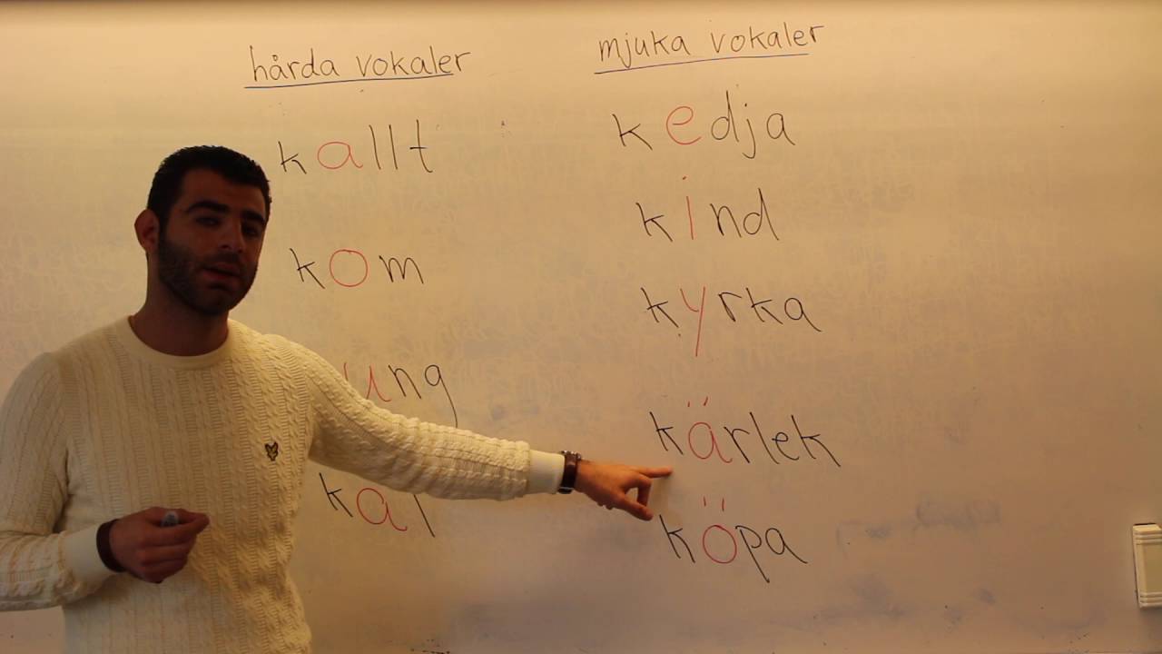 Svenska språket på arabiska (Uttal sk, k, g)