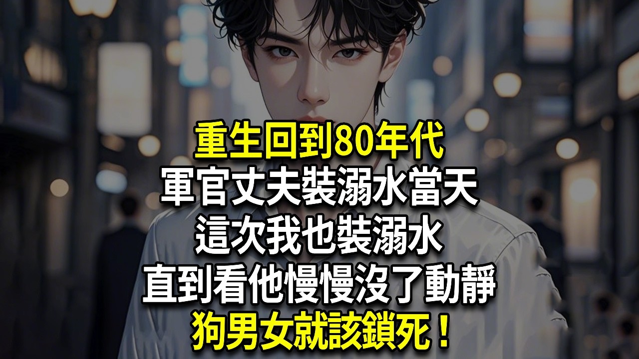 重生回到80年代軍官丈夫裝溺水當天 這次我也裝溺水 直到看他慢慢沒了動靜 狗男女就該鎖死！#小說 #重生 #爽文#動漫#故事