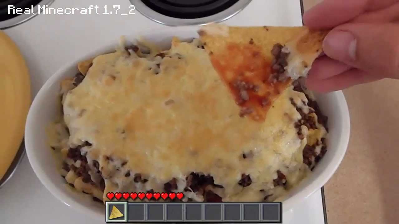 Real Life Minecraft Cooking - NACHOS CARNAGE STYLE