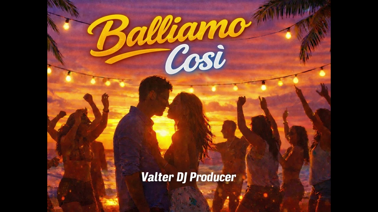 BALLIAMO COSÌ 🌴🔥 Summer Hit 2026 | Italian Pop Dance Song | Valter DJ