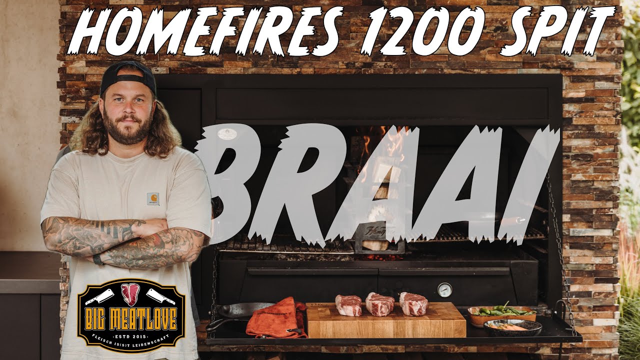 Ich zeige euch meinen BRAAI - ein 1200 Spit Braai von Homefires aus S&uuml;dafrika in meiner Outdoork&uuml;che