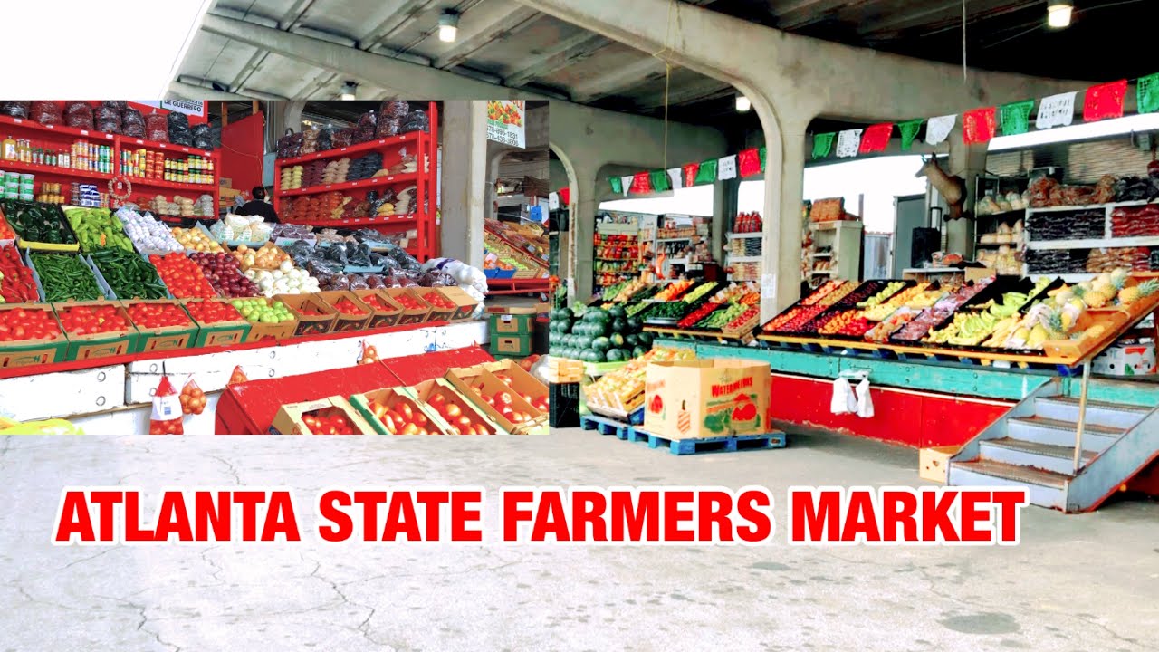ATLANTA STATE FARMERS MARKET TOUR 2022 | SHOPPING AT THE FARMER'S MARKET @SevgiCetosVlogUSA