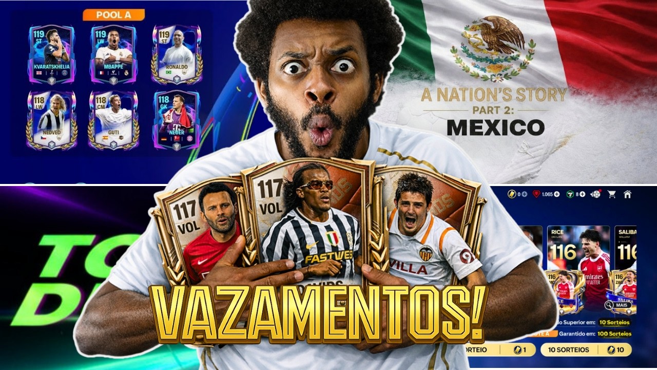 CHEGANDO! Nova Nação, UTOTY de Volta e Ícones Novos… Champions terá 119 OVR? | FC Mobile