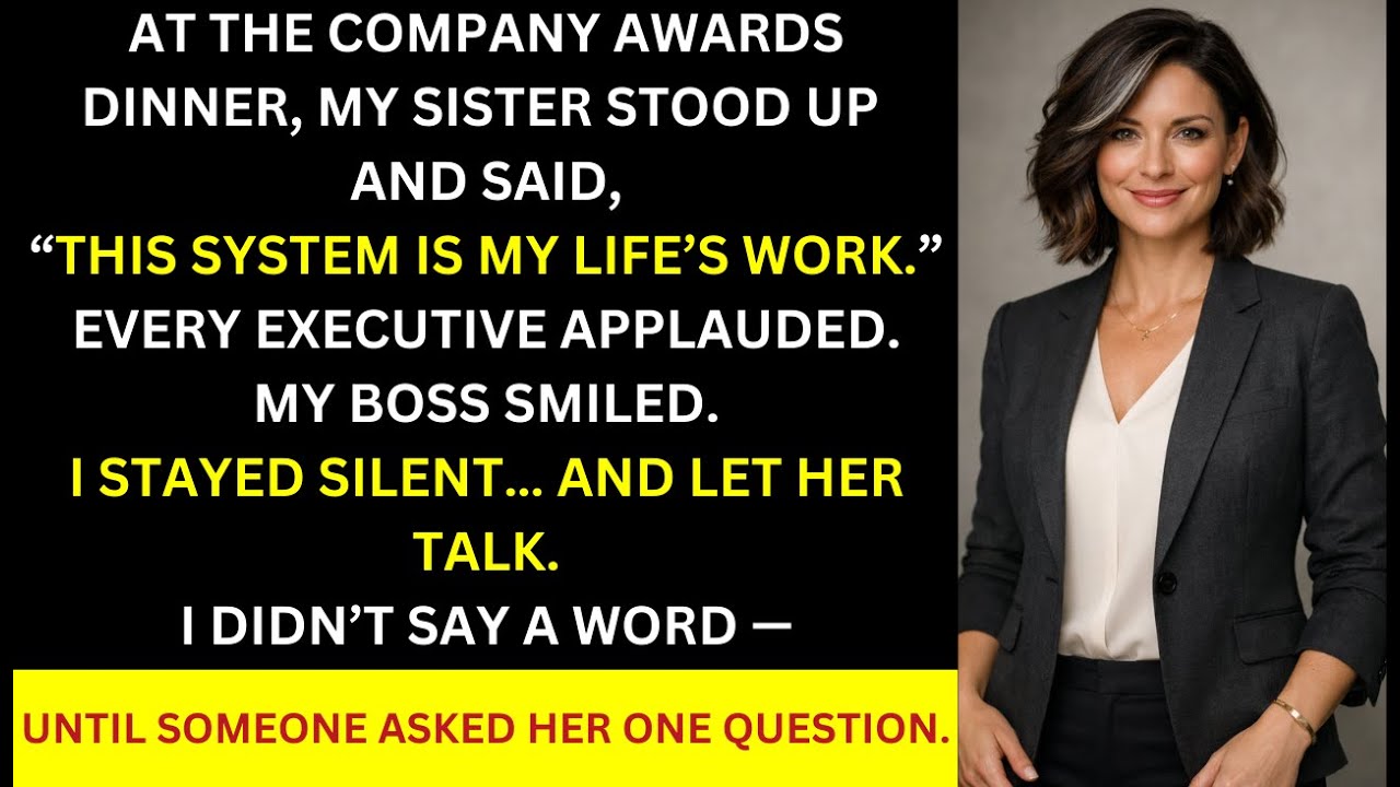 My Sister Took Credit for the Life I Built — I Let Her Brag Until One Question...