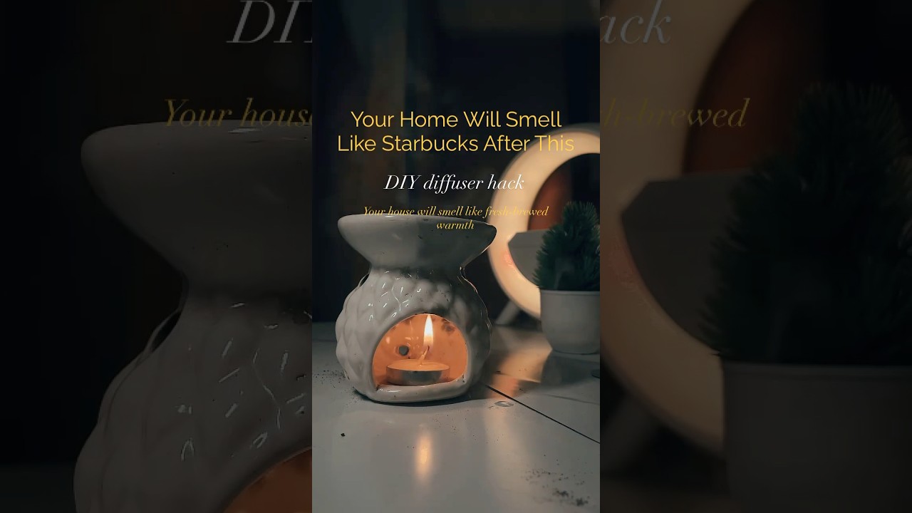 Your House Will Smell Like a Cafe After This | DIY diffuser hack for home|