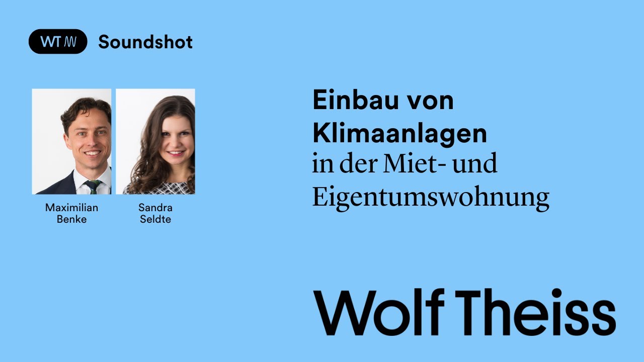 Einbau von Klimaanlagen in der Miet- und Eigentumswohnung