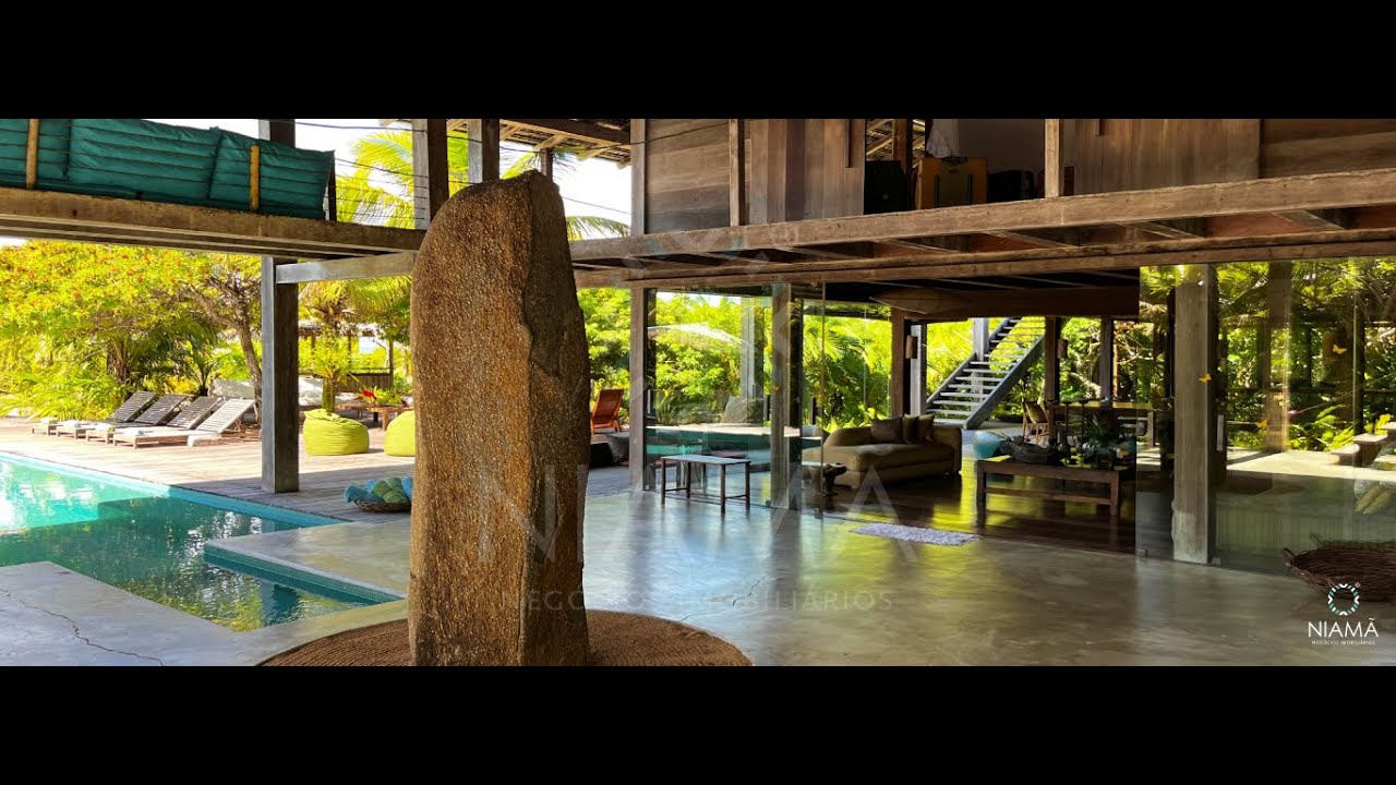 Casa pé na areia praia dos Nativos Trancoso - NIAMÃ 4K