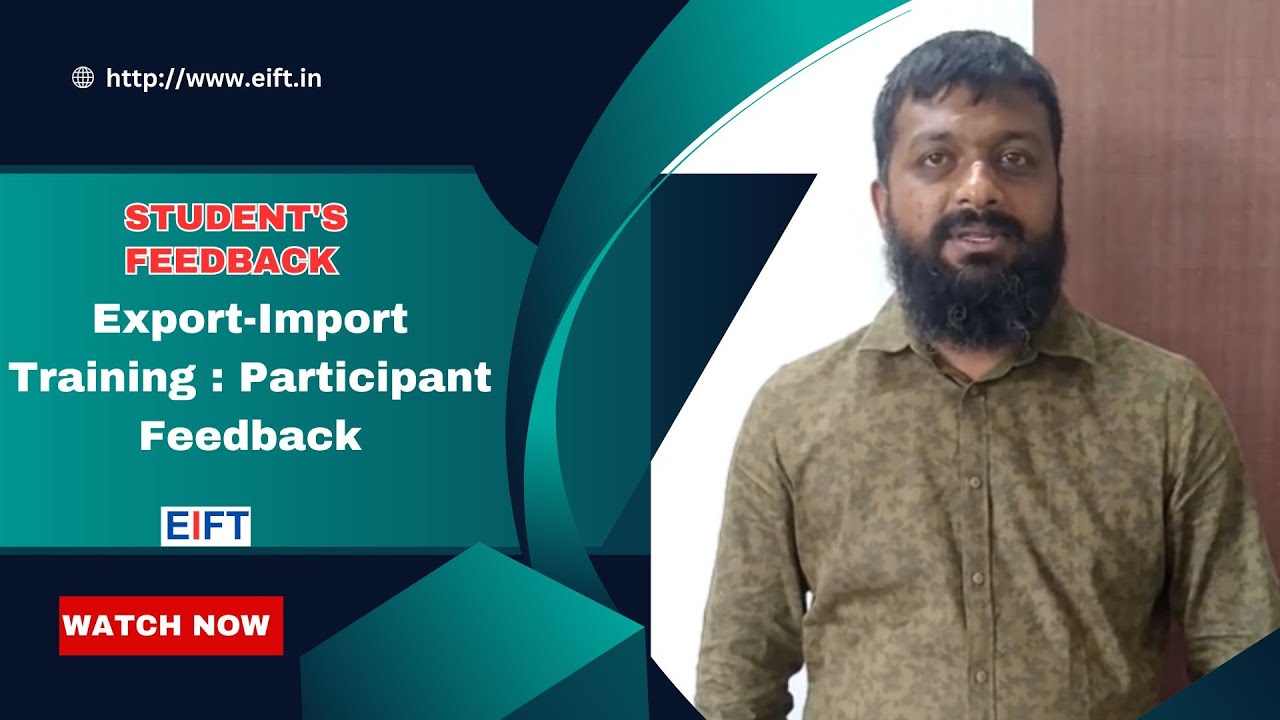 Export-Import Training: Participant Feedback  | Series -30 /1000  #exportimport #testimonal #viral