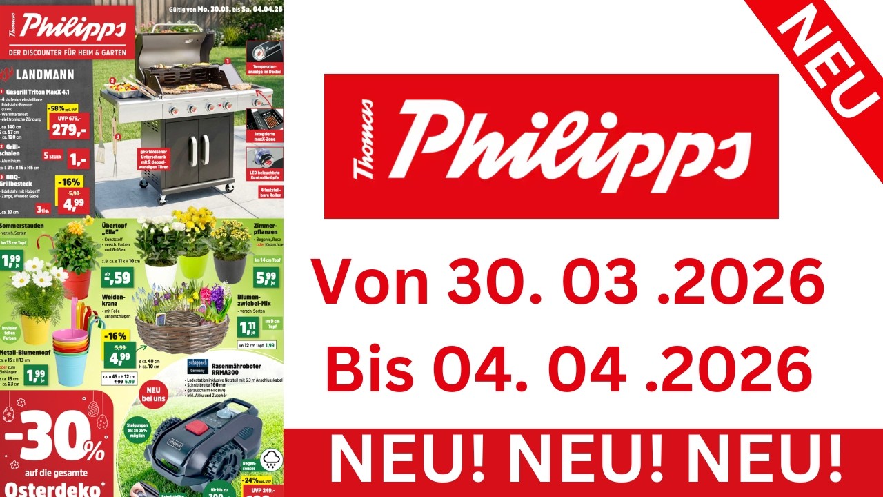 Thomas Philipps Prospekte Angebote Werbung G&uuml;ltig ab 30.03.2026 bis 04.04.2026