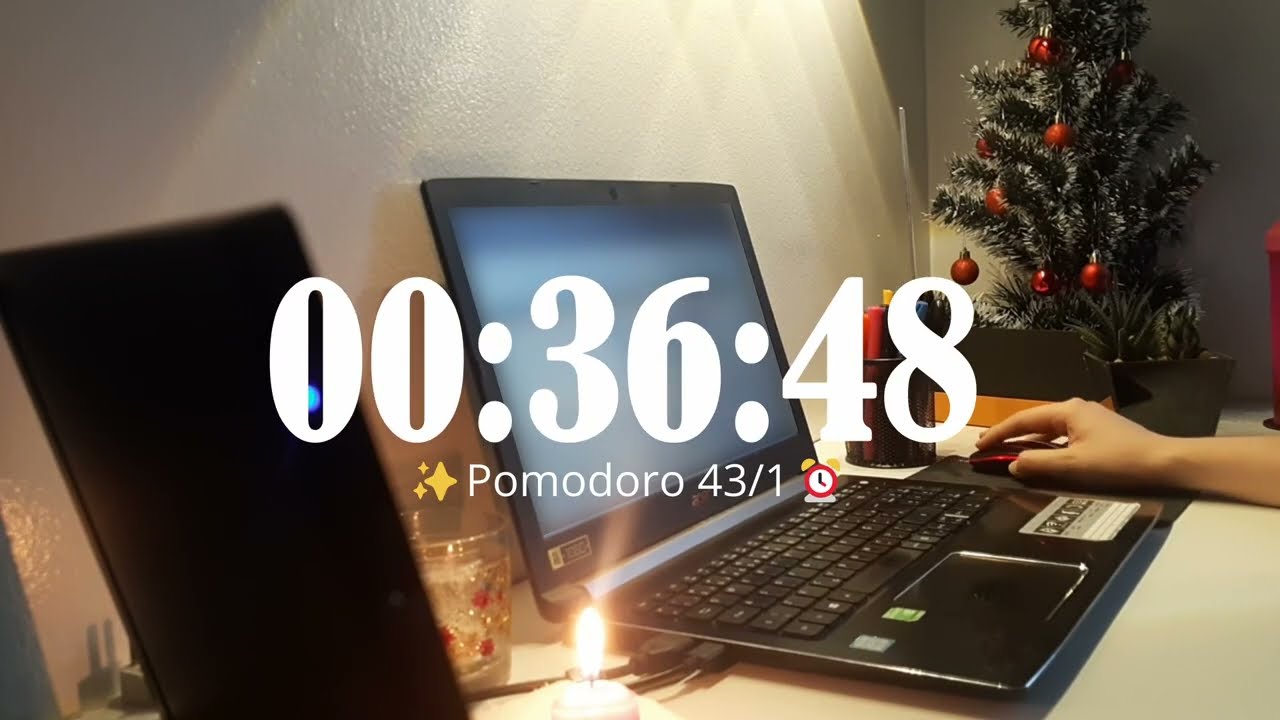 ⏰Pomodoro 43/1⏱️| ✨💼 Work With Me #28✨|⚡Hyperfocus⚡| 🎹 Piano Sounds 𝄞
