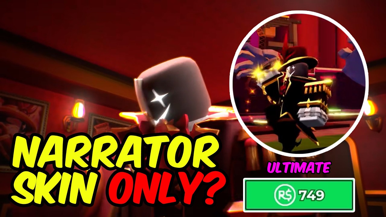 What If You Could Buy the Narrator Skin Separately? | Tower Defense Simulator | ROBLOX