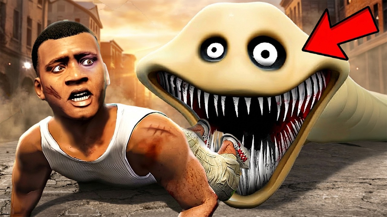GTA 5 - Der HUNGRY WORM will mich FRESSEN!! 😱🪱