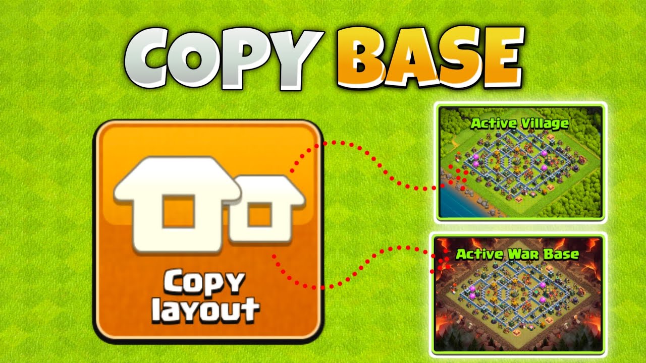 HOW TO COPY BASE IN CLASH OF CLANS! 