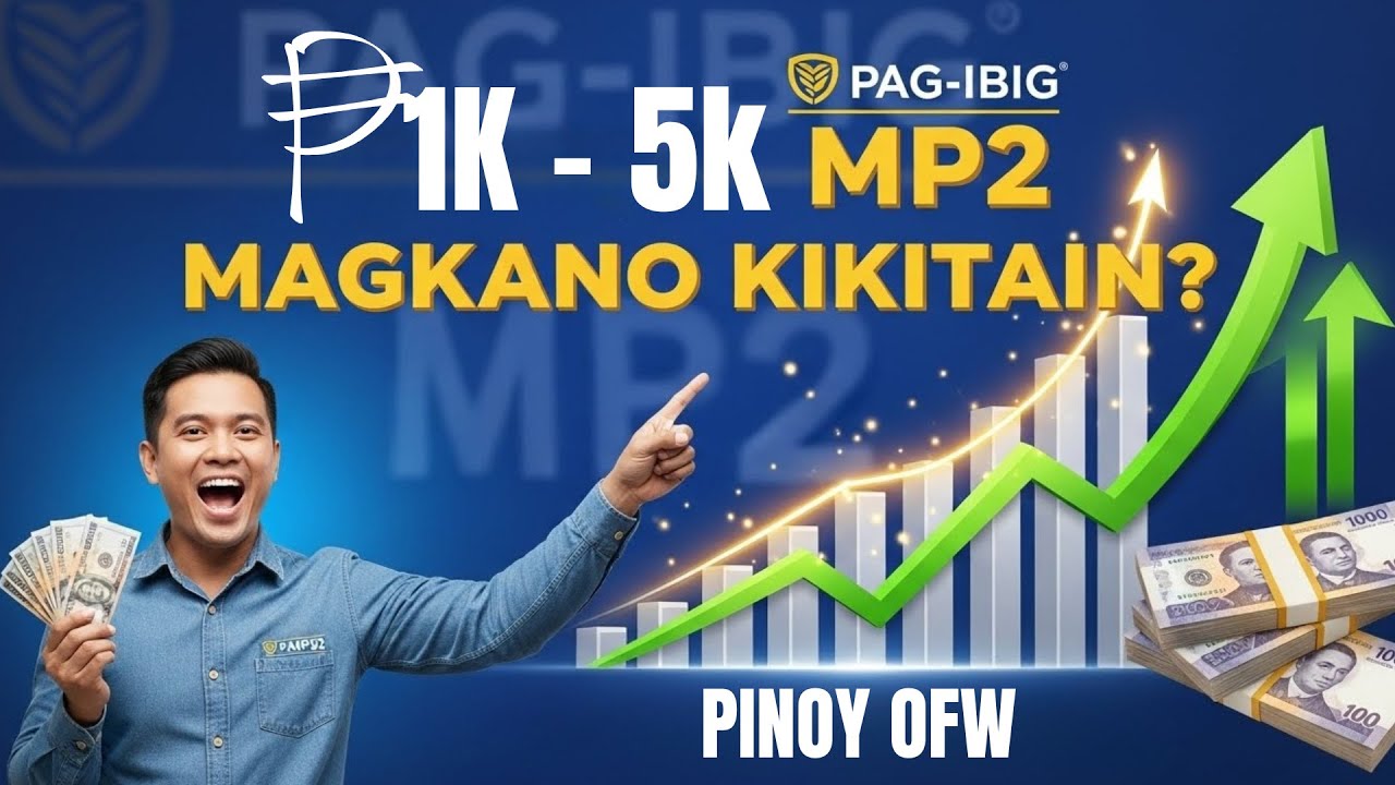 Pag-IBIG MP2 2025: Magkano ang ₱1k–₱5k/Month After 5 Years? (Actual OFW Computation)