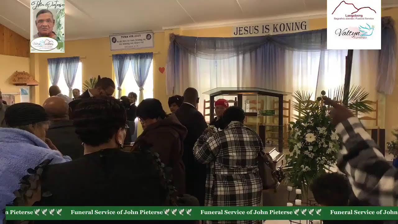 Live streaming of Langebergfuneral Services