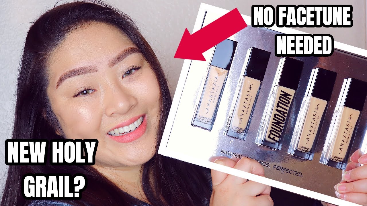 No Facetune Needed! Anastasia Beverly Hills Luminous Foundation | EyesOnJess