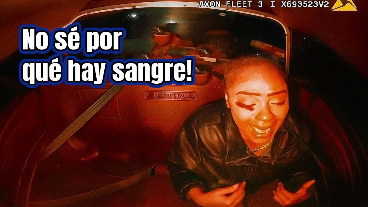 Chica de barrio atropella a 3 personas y luego se hace la víctima