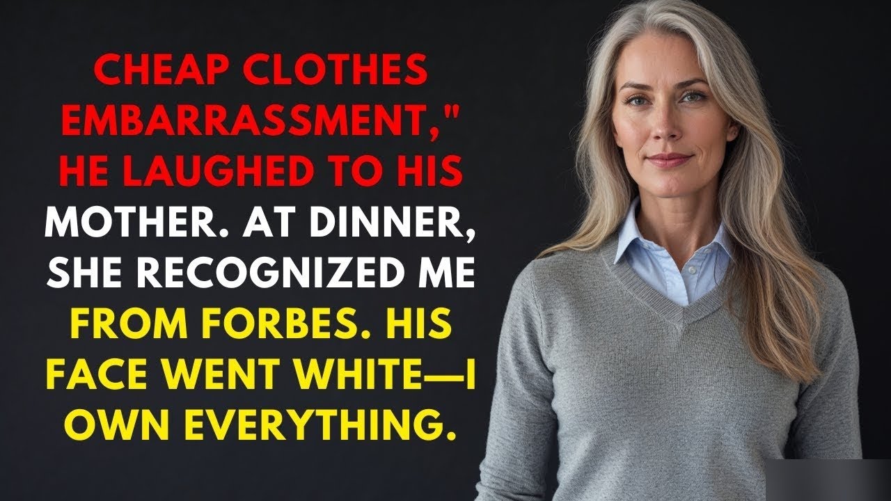 Boyfriend Laughed About My “Cheap Clothes” to His Mother—Until She Recognized Me from Forbes