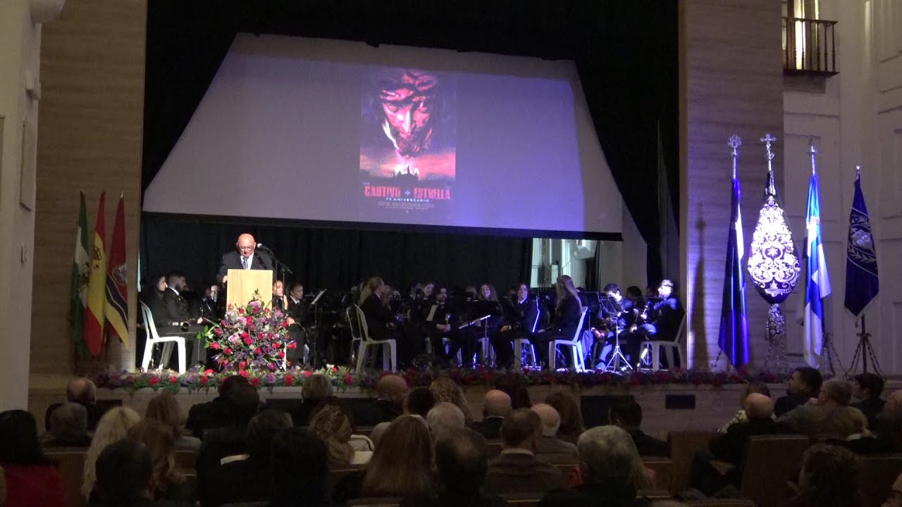 Pregón del 75 Aniversario Fundacional ( Hermandad del Cautivo ) - Sanlúcar de Barrameda -