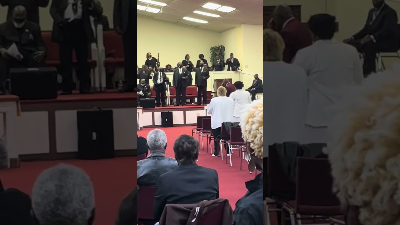 Pastor Martha Bridges singing