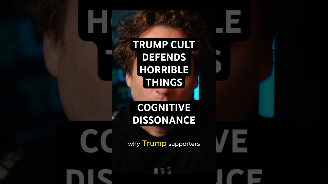 Trump Cult Defends Things They Know Are Wrong - cognitive dissonance #psychology #trump #maga