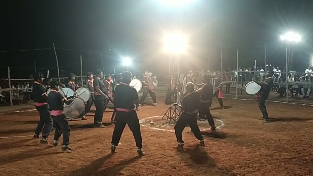 National Dappu Compitition at vinukonda