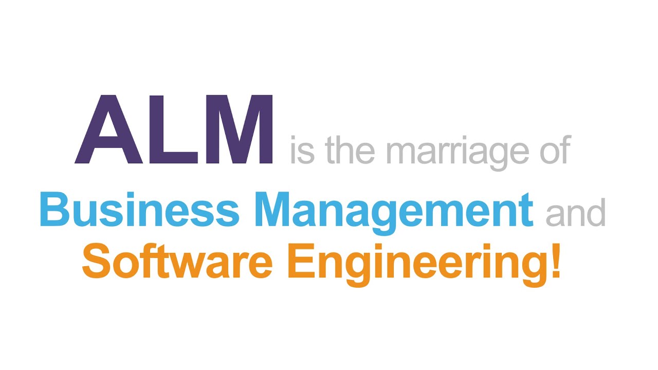 ALM  - Agile - DevOps