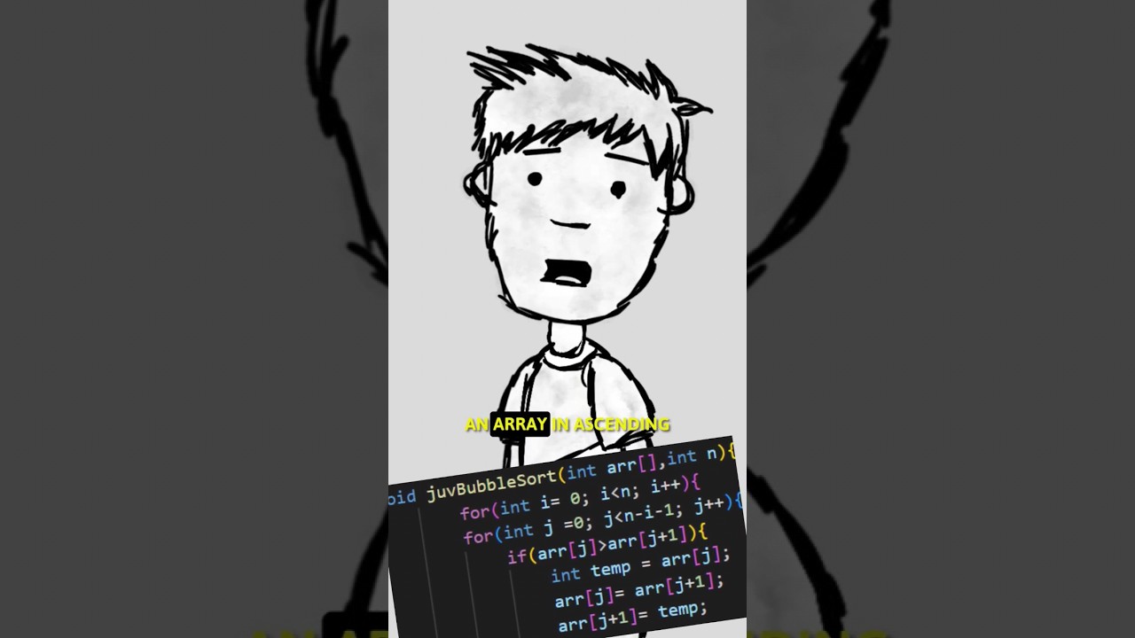 Three simple sorting techniques. #dsa #programming
