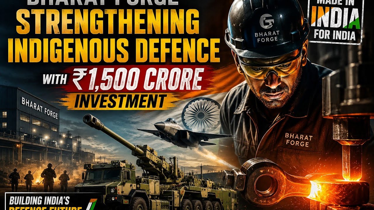 Bharat Forge&rsquo;s ₹1,500 Crore Defence Bet Explained | India&rsquo;s Military Future,