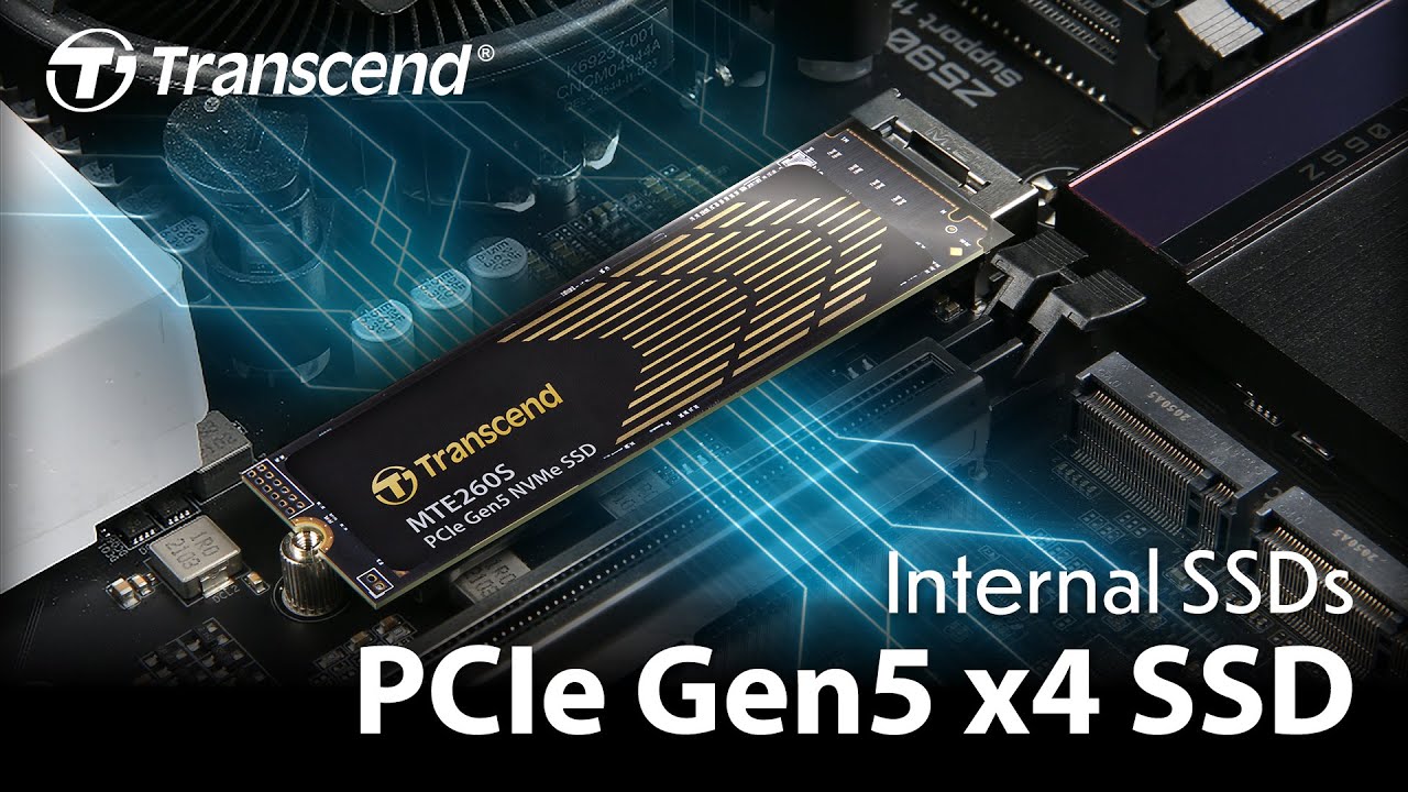 Transcend NVMe PCIe Gen5 x4 SSD MTE260S