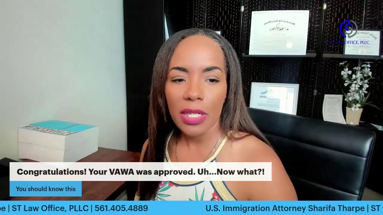 Congratulations! Your VAWA was approved. Uh...Now what?!