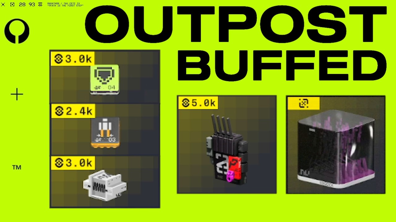 I love the loot in Outpost now in Marathon