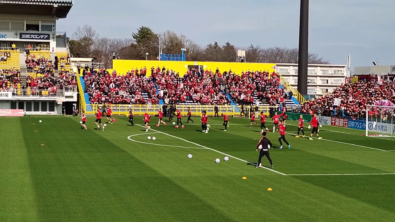 北海道コンサドーレ札幌 2020年開幕 柏レイソル戦 試合前ピッチ練習