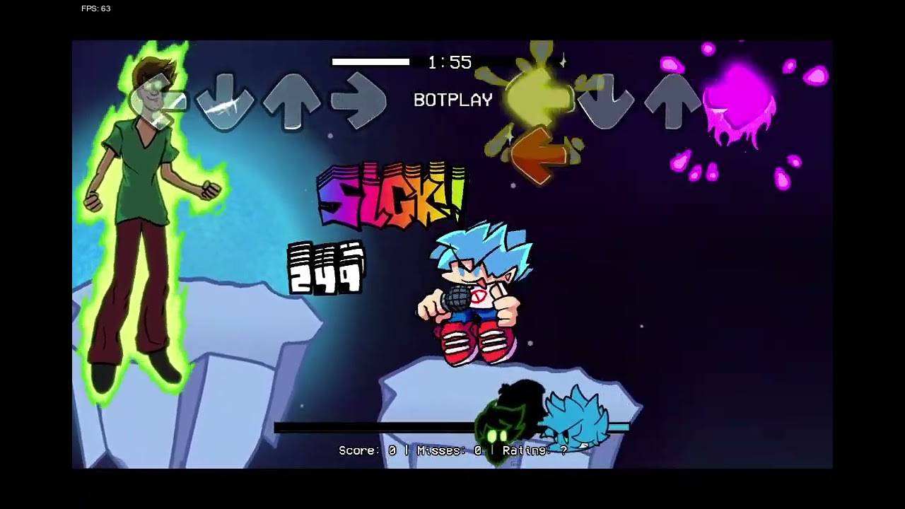 Friday Night Funkin : Spacial Collapse / Galaxy Demolisher All Difficulty