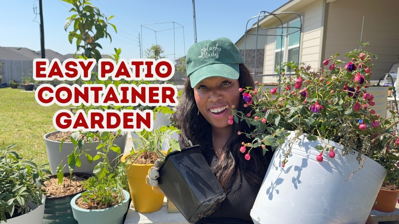 From Barren Concrete to Abundant Patio Garden