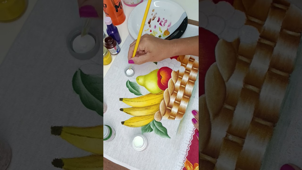 finalizando a nossa cesta de frutas 😃