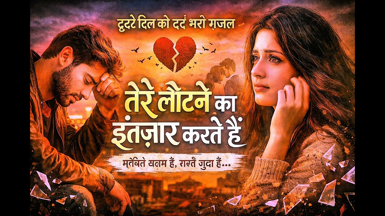 तेरे लौटने का इंतजार करते है||#Rai sagar bhavani||HINDI SONG(Slowed&Rewerd) 
