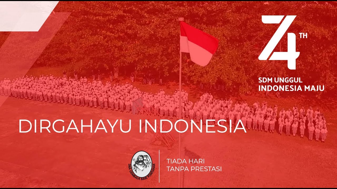 HUT RI ke-74 di SMA Gembala Baik