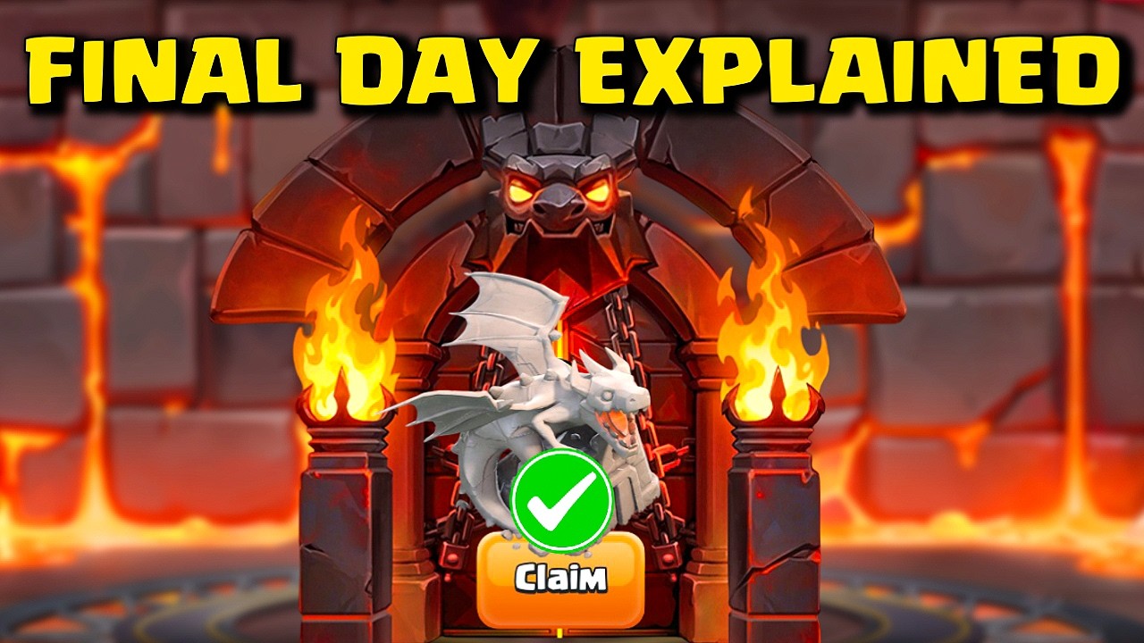 Final Door and Free Dragon Statue Explained🔥Clash of Clans.